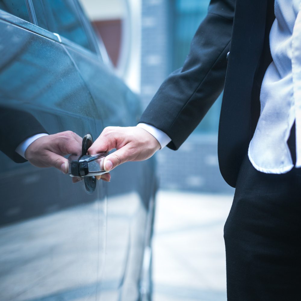 Car keys being handed over